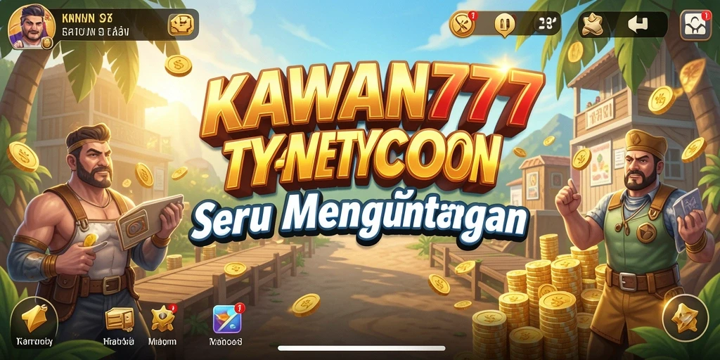 Tampilan gameplay KAWAN777 dengan bisnis yang sedang berkembang.