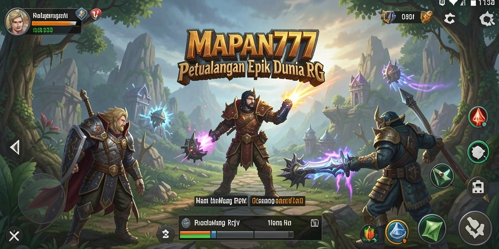 Gameplay RPG menakjubkan yang penuh petualangan dan tantangan.