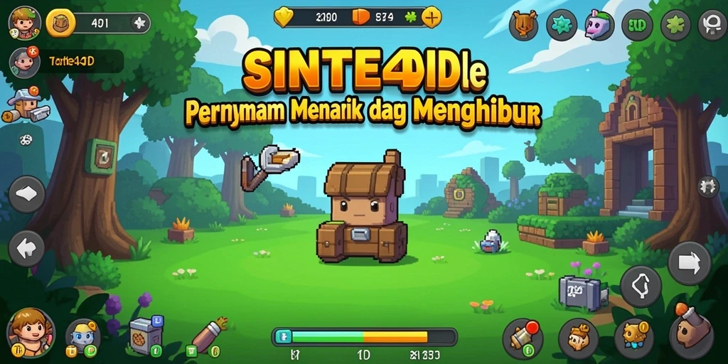 Tampilan gameplay utama SINTE4D yang menarik dalam kategori Idle.