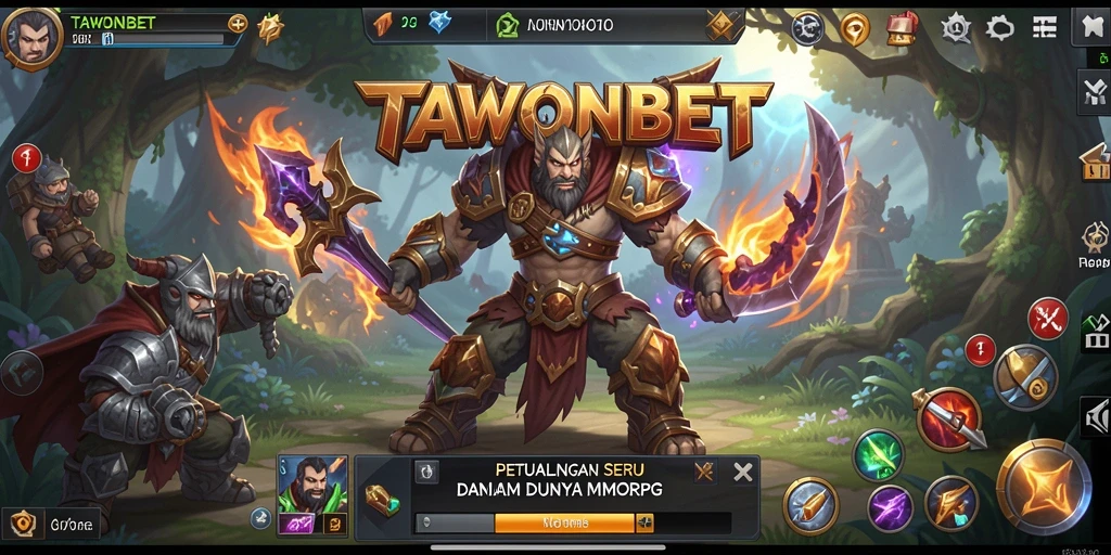 Gameplay seru dalam dunia fantasi TAWONBET.